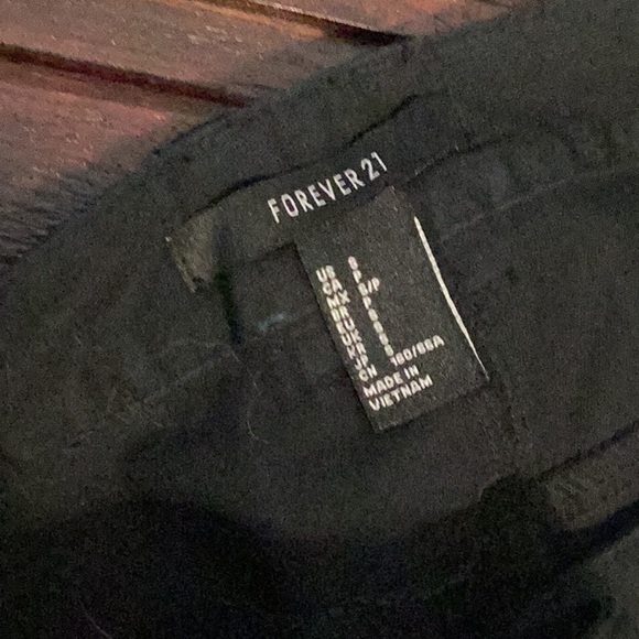Forever 21 black cotton mini skirt size small - Picture 8 of 8